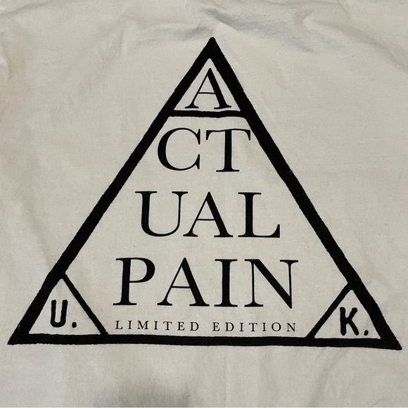 Actual Pain U.K. Limited Edition Shirt Medium - Picture 2 of 5